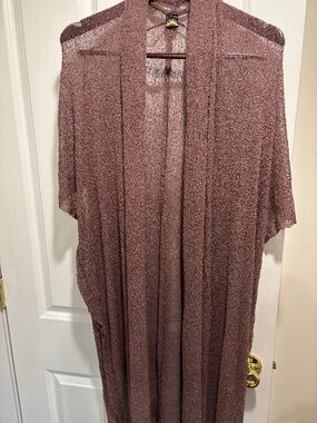 SSS brand, brown/mauve, rayon, XL-XXL